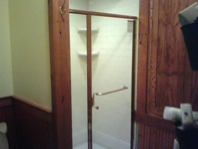 Framed Shower Door with Panels 
